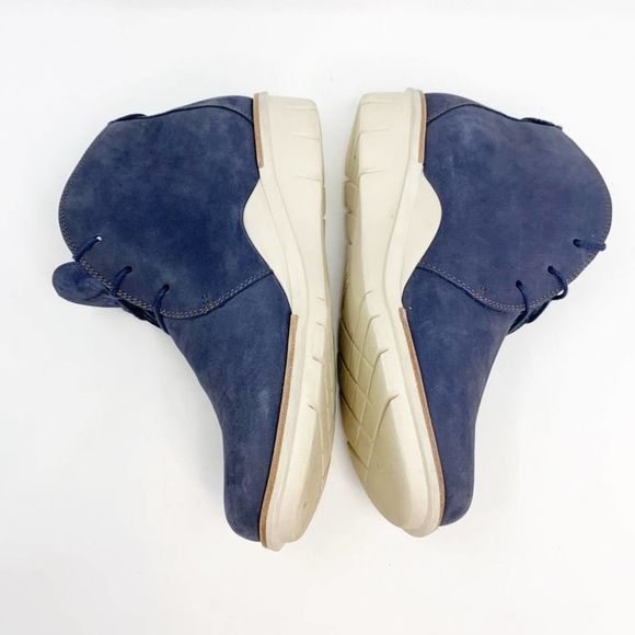 Dansko Mens Virgil 9128752400 Blue Leather Lace Up Round Toe Chukka Boot Size 7 - Picture 5 of 9